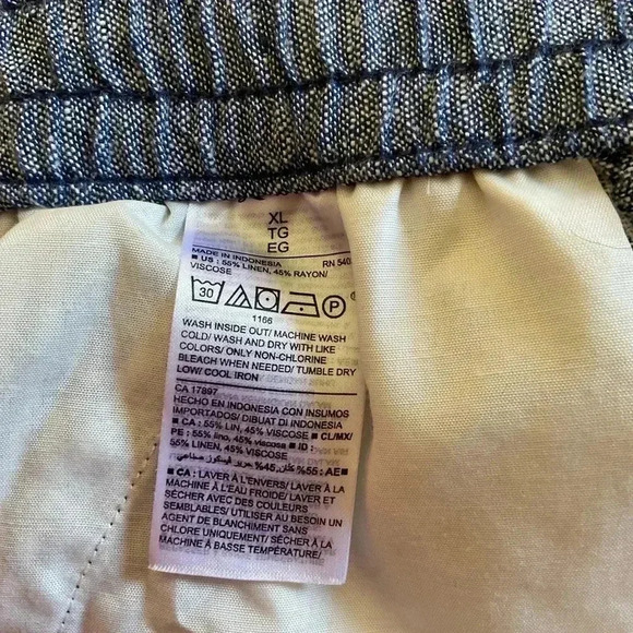 Old Navy Pull On Blue and White Stripe Pants - Picture 6 of 6